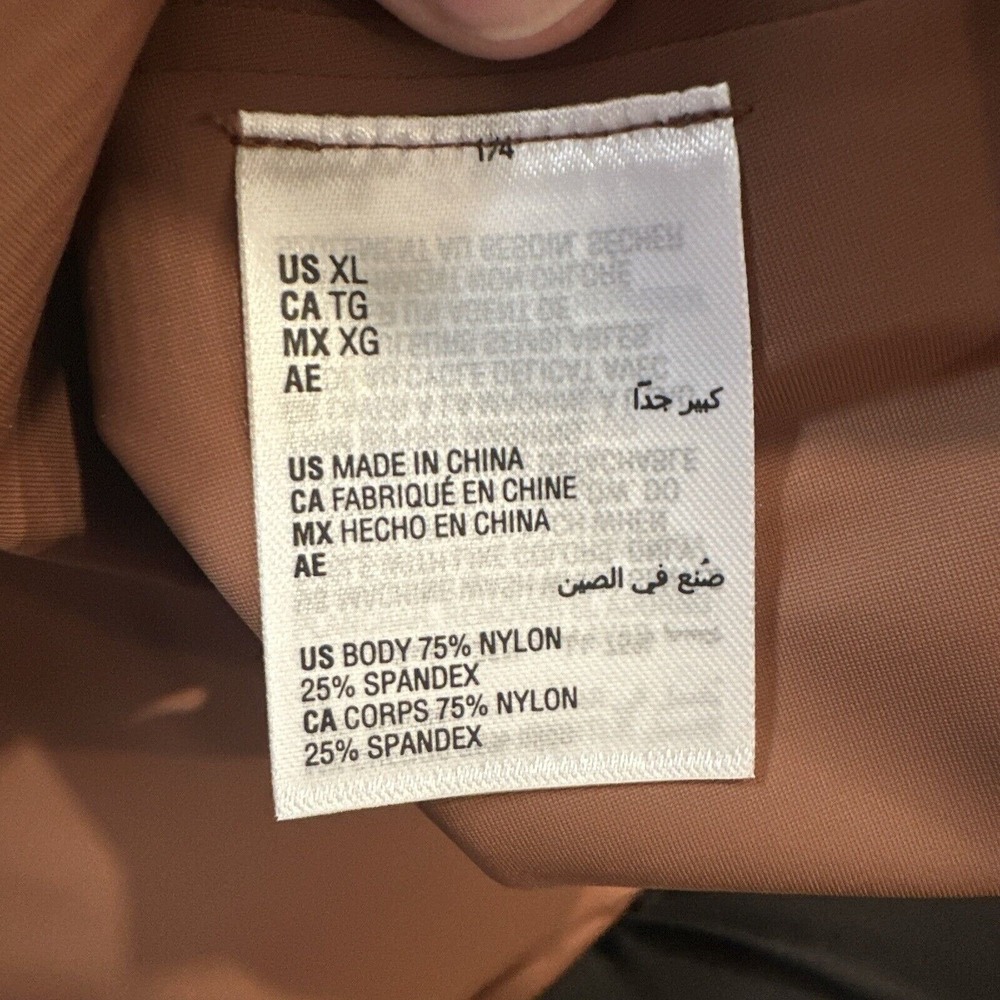 NWT ALFANI Women's Laser Cut Seamless‎ Bralette Bra Removable Pads Large Brown - Picture 4 of 6